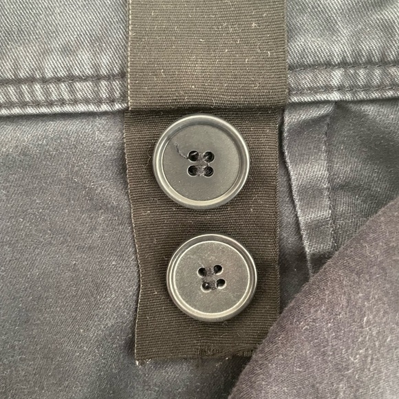 COS Wide Leg Ankle Length Navy Cotton Pants - Picture 9 of 9